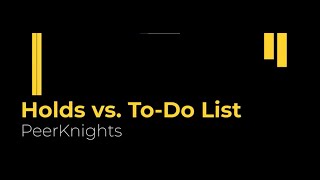 myUCF: Holds vs. To Dos