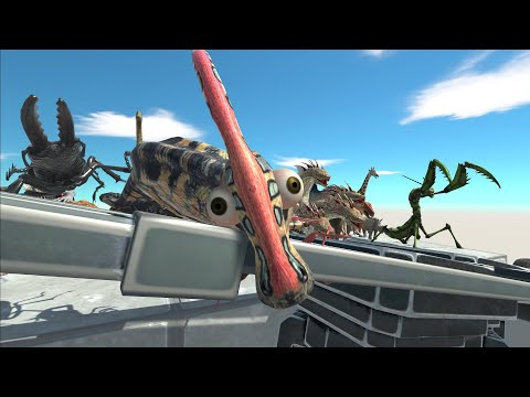 DINOSAUR RACE 29 PART 2(all units race) - Animal Revolt Battle Simulator