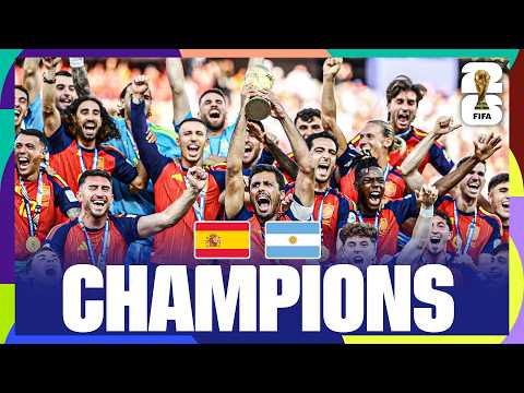 L'Espagne SOULÈVE la COUPE DU MONDE !