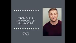 Virgina's Monologue from Sarah Ruhl's The Clean House