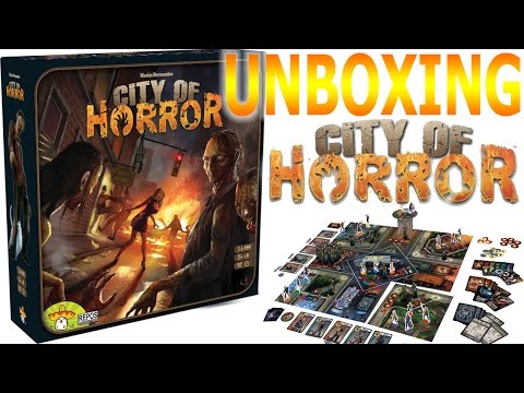 City of Horror Board Game - Unboxing