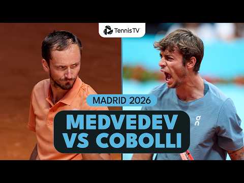 Daniil Medvedev Battles Flavio Cobolli 🔥 | Madrid 2026 Highlights