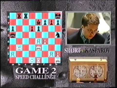 Short v Kasparov 1993 Speed Challenge Game 2