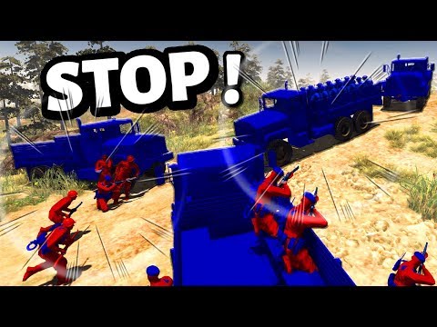 The Red Army Raises a REBELLION ! Epic Roadblock AMBUSH ! Army Men Of War