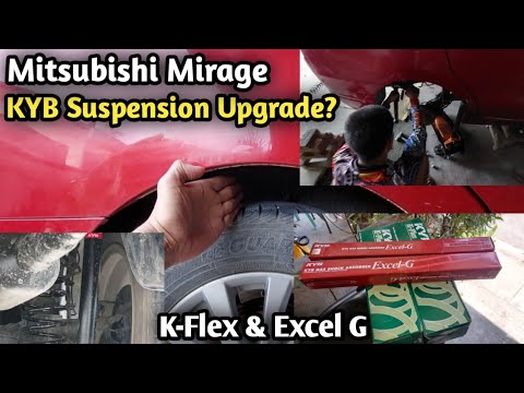 KYB Suspension Upgrade Mitsubishi Mirage | K-Flex & Excel G #mirage #mitsubishi #shopeeaffiliate 