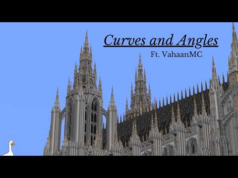 Curves and Angles in Minecraft (Ft. VahaanMC)