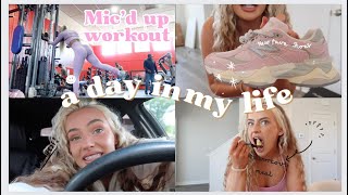 FITNESS VLOG | Getting Back on Track after Texas, leg day micd up workout, unboxing haul chit chat