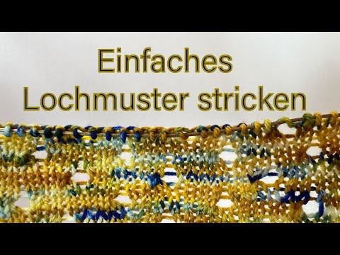 Lace pattern knitting for beginners, easy #lacepattern #knitting #knitting #helmisfarbexplosionen