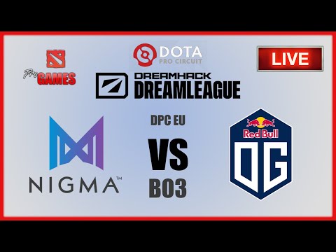 TEAM NIGMA vs OG - Game 1 has issues -  Dota 2 LIVE - DPC 2021 EU Upper Division - FullHD 60 fps