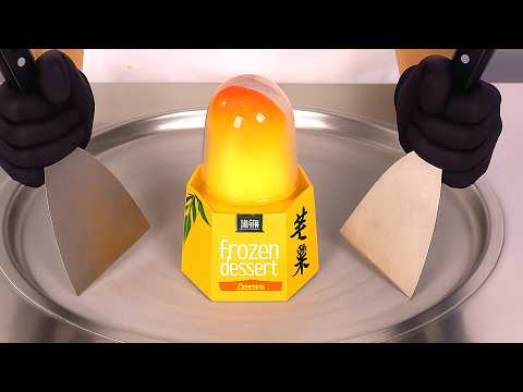 Propitious Mango Ice Cream Rolls | ASMR