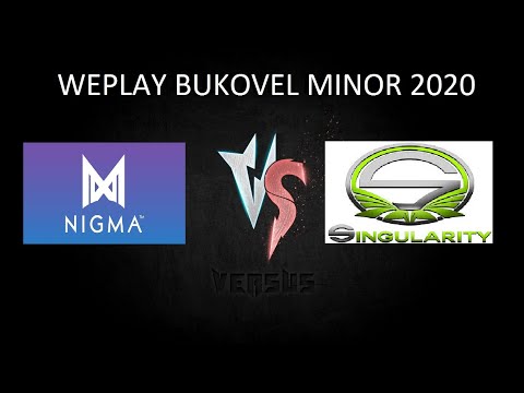 Nigma vs Team singularity WePlay! Bukovel Minor 2020 (bo3) game 1