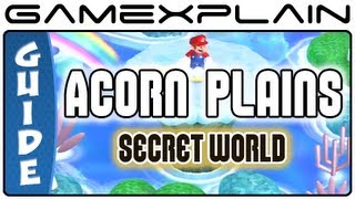 New Super Mario Bros. U - Secret World in Acorn Plains & Soda Jungle Shortcut