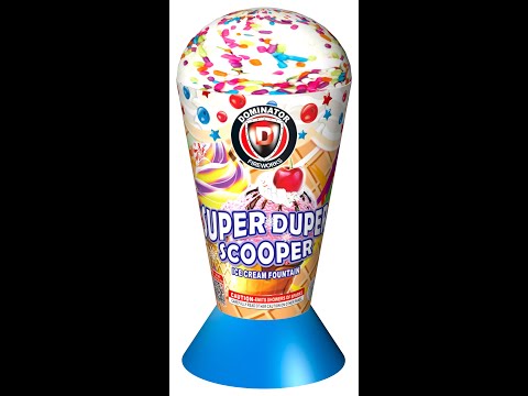 Jeff's Fireworks - Super Duper Scooper - Ice Cream Fountain - Dominator