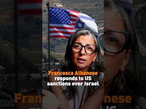 Francesca Albanese responds to US sanctions over Israel