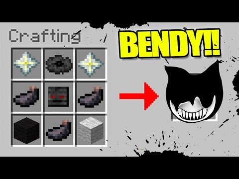 How To Summon Demon Bendy in Minecraft! - Bendy and The Ink Machine