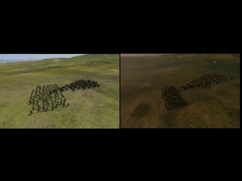 Shield wall vs. Loose Formation-(COMPARISON)