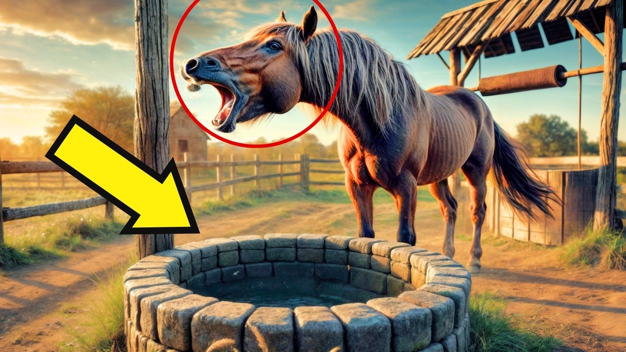 UN CABALLO RELINCHA DESESPERADO FRENTE A UN POZO… Y LO QUE HALLAN DENTRO LOS DEJA SIN PALABRAS