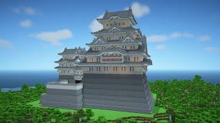 【Minecraft】 姫路城の作り方 Part1