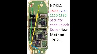 ALL NOKIA 1110 1600 1650 1200  1208  Security Code Reset One Click  | 2021  New  Easy Method#