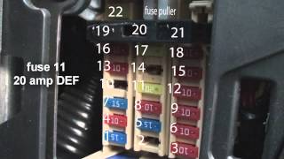 fuse diagram nissan versa