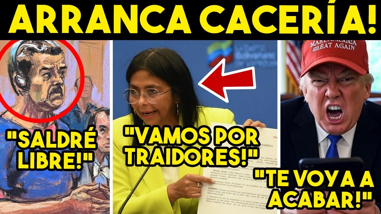 TOMALA! SE CAE PLAN DE TRUMP, DELCY CIERRA VENEZUELA. PIDEN SU 4RR3ST0. SALE MEXICO, NO LO ESPERABAN