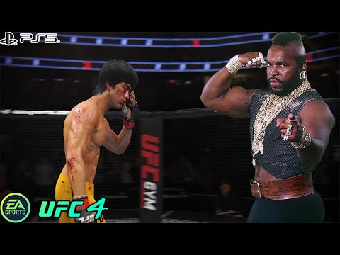 UFC 4 | Bruce Lee VS Mr. T |  PS5