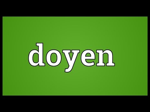 Doyen Meaning