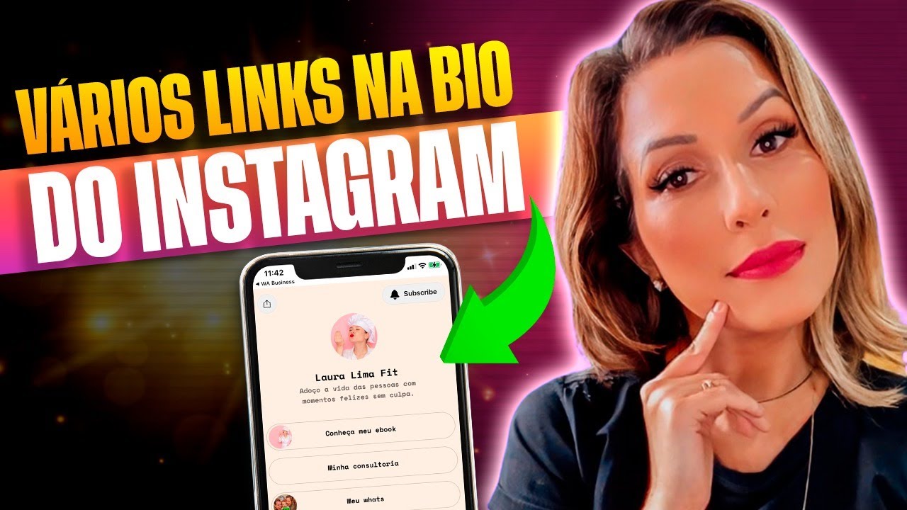 Como usar o LINKTREE e ter VÁRIOS LINKS na Bio do INSTAGRAM COMERCIAL (2024) por Luana Franco