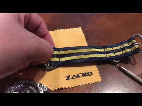 Installing a NATO strap on a Bulova Precisionist