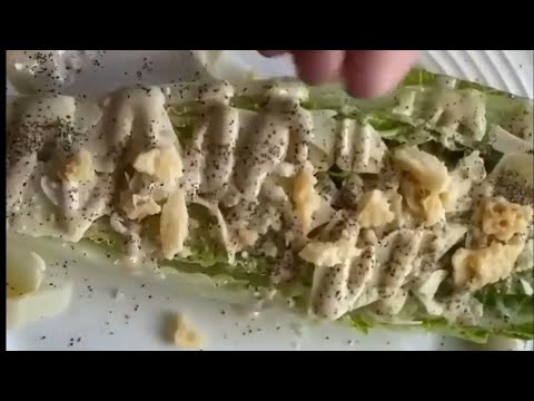 (Keto Caesar Salad) - #lowcarb #shorts #ketorecipes