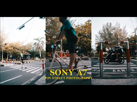 POV street photography | Relaxing 25 minutes | Udayana Mataram | a7 + 24 70mm | SONY (2021)