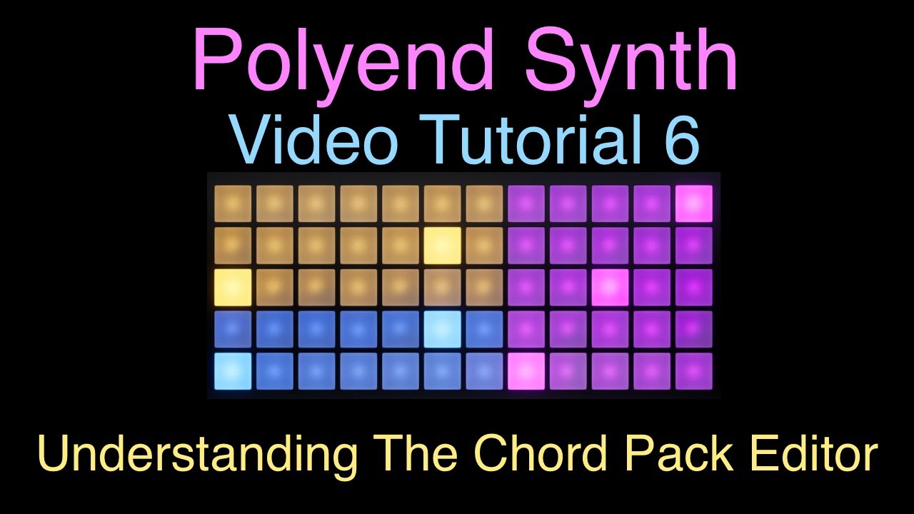 Short Tutorial On The Chord Pack Editor Synth Polyend Backstage