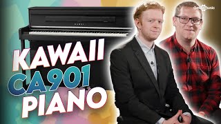 Video thumbnail for Exploring the Kawai CA901 Piano with Pro Pianist | Gear4music Keys by Gear4music Keys and Piano