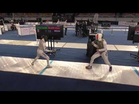 2021 225 Junior T32 06 F F Individual Cairo EGY WCH YELLOW FOURNIGUET FRA  vs JOO  KOR