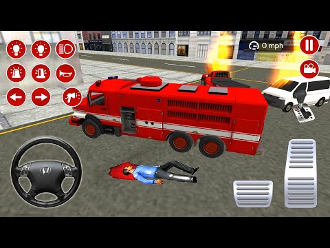 Fire Truck Missions And Driving Simulator 2021 | Fire Fighting Rescue – Android Gameplay