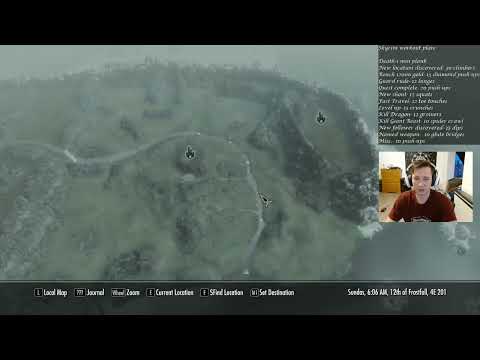 Accidental Falskaar - Skyrim Workout Stream 19 Episode 3