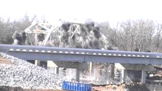 preview picture of video 'Bridge blowing  up!!! must watch!'
