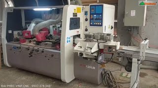 MÁY BÁO 4 MẶT CAO TỐC WOODMASTER - BÀO PHÔI NGẮN ĐẾN 150mm WM-521GH