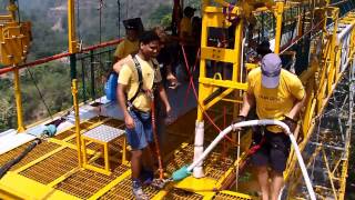 preview picture of video 'Bunjee Jump at Rishikesh by Jagdeep Mankotia'