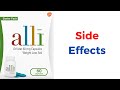 ORLISTAT Side Effects Mechanism Of Action Uses Precautions ALLI XENICAL Review