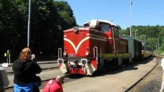 preview picture of video 'Historický motorový vlak s ozubnicovou lokomotivou T426.001'