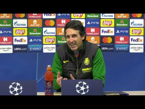 Atalanta BC vs. Villarreal CF MDM1 Press Conference (MDM1 Villarreal CF – Unai Emery)