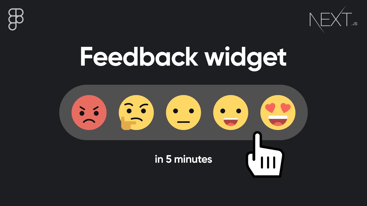 Design, code & launch process explained – feedback widget in Figma and Next.js