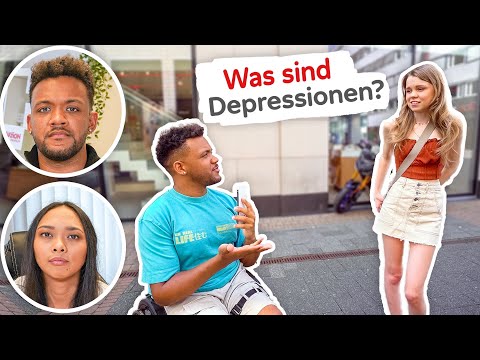 Was sind Depressionen? HELLO CHRISSY reagiert auf Straßenumfrage von LEEROY MATATA