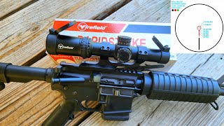 Firefield Rapidstrike 1-6x24 LPVO Scope Review &amp; Shoot
