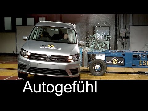 Volkswagen VW Caddy crash test 4 stars Euro NCAP 2016 - Autogefühl