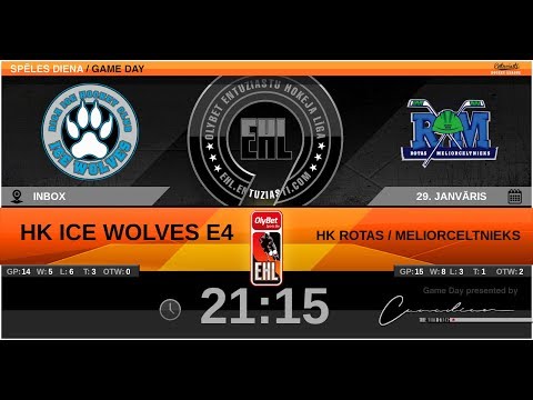 2020 01 29 HK Ice Wolves E4 - HK Rotas/Meliorceltnieks