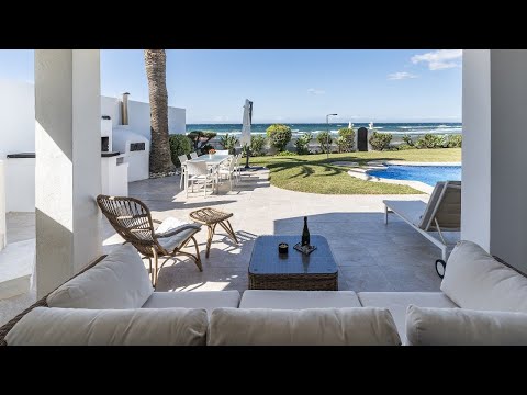Beachfront villa with access to “private” beach, Costabella, Marbella, Spain