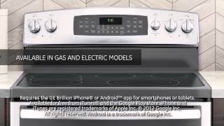 GE Profile Series 30" Free-Standing Electric Convection Range with Warming Drawer Stainless Steel PB930SHSS Picture