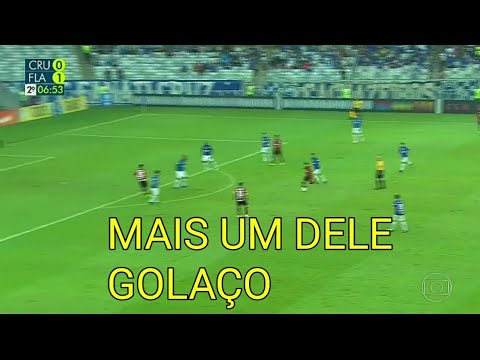 Golaço de Éverton Ribeiro - Gol do Flamengo(Globo HD) - Cruzeiro 0 x 2 Flamengo